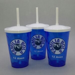 Copo Com Canudo Personalizado Atacado