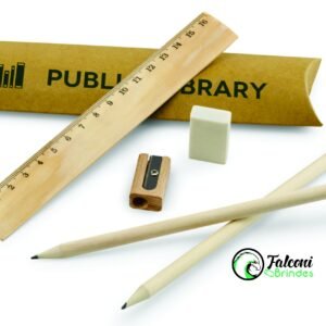 Na Falconi Brindes você encontra Kit Escolar Para Brindes e diversas opções promocionais de brindes personalizados, e também brindes de luxo.