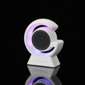 Caixa De Som Com Luminária Personalizada