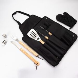 Kit Churrasco Personalizado Com Avental