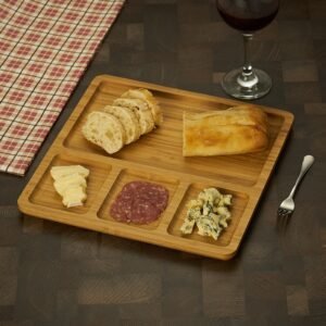 Petisqueira Em Bambu Personalizada