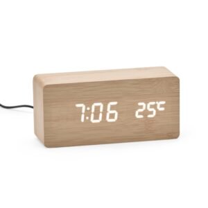 Relógio Em Bambu Personalizado